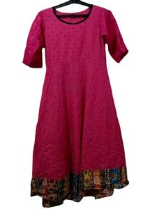 Pink Printed Dress
