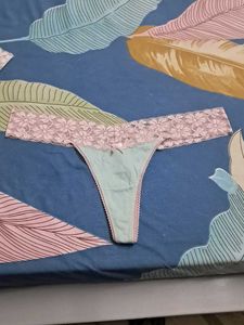 Lace Thong Panty five in imported fabric