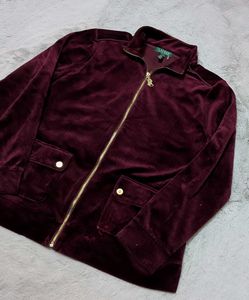 🙂‍↔️🔥 Vintage Ralph Lauren Velour Jacket
