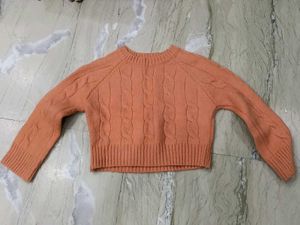 Peach Knit Sweater