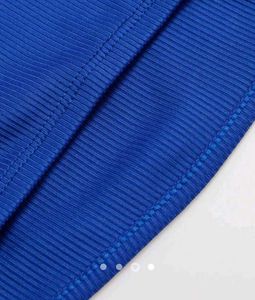 Blue off shoulder top