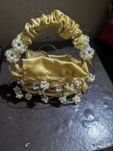 Pearled &amp; Gold Party Bag