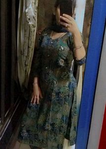 Green Kurta Pant Set