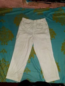 White linen Pants