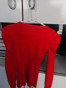Red Fitted Top