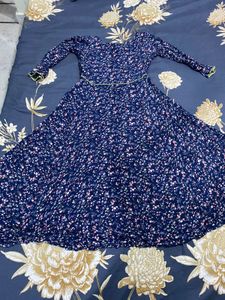 SASSAFRAS Floral Print A line Dress
