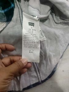 My Levis Shirt With Check Pattern Fabric In Cotton