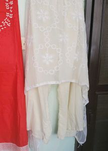 Stitched Pant &amp; Dupatta With Kurthi Is Unsti