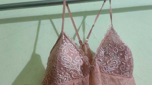 Soft Blush Lace Nightdress ✨