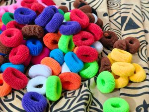 Set Of 50 Pc Different Colours Rubber Band