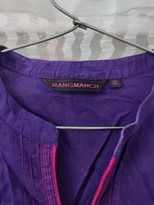 Purple Short Kurti