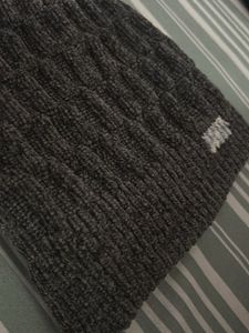 Gray Knitted Beanie