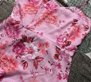 Tokyo Talkies Floral Slit Sundress (S)