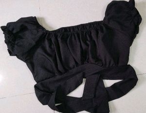 Black Crop Top