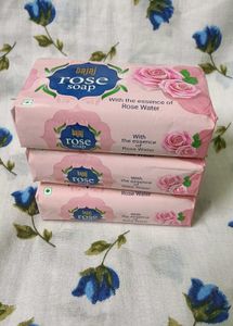 Bajaj Rose Soap (3 pack)