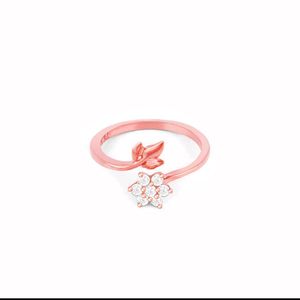 GIVA 925 Real Silver Rose Gold Ring