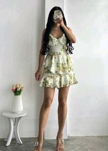 Floral Ruffle Romper