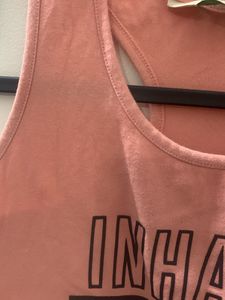 Pink Tank Top, Razor Back, ActiveWear