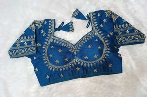 Sabyasachi Blue Blouse