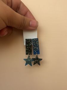 Star Drop Resin Earrings