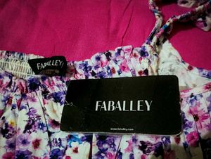 FabAlley Paplum Crop Top*