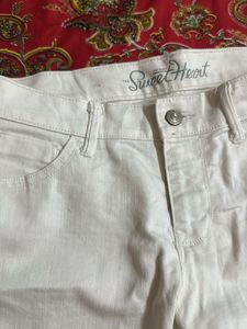 White Shorts Jeans
