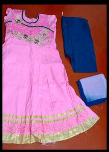 Rose  Anarkali Churidar Set