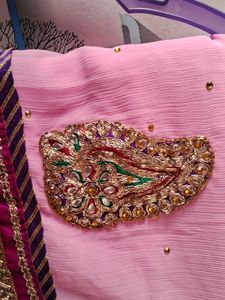KAVYA PINK GEORGETTE SAREE🥻