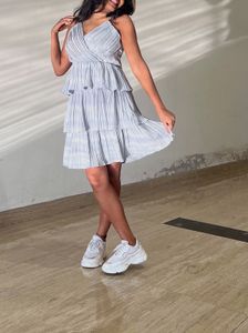 Tiered Ruffle Mini Dress
