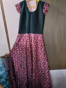 Pink &amp; Black Floral Dress