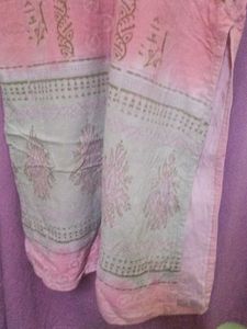 Pink Printed Kurta