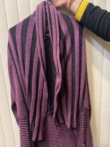Purple Colour Shrug For Women