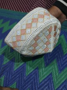 Elegant Embroidered Prayer Cap