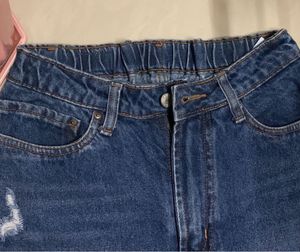 Ripped Wide Leg Jeans