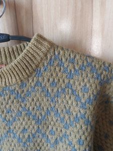 Olive Green Chunky Sweater