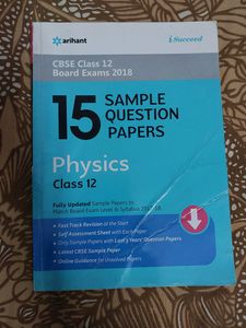 Physics Class 12 Sample Papers