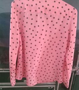 Pink Polka Dot Shirt