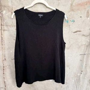 coldwater creek Black Sleeveless Top