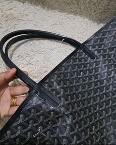 Authentic Goyard Saint Louis GM Tote - Black