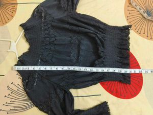 Black Off Shoulder Top