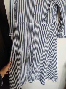 Zara Cotton Striped Summer Dress