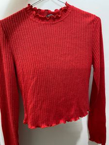 SHEIN RED CROP TOP😍