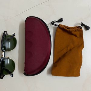 Sunglasses with two cases