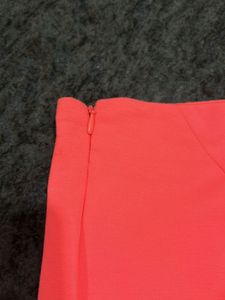 Neon Orange Skirt