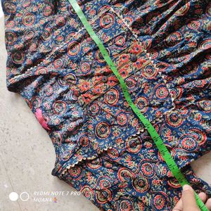 Boho Floral Print Top