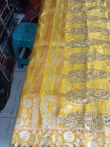 Elegant Yellow Saree
