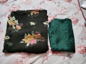🛃New Soft Sari With Blouse Piece