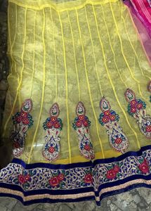 A Saree Cum Lengha