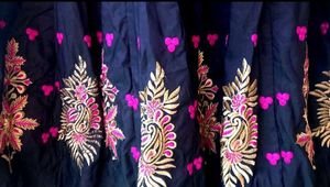 Black Anarkali With Dupatta