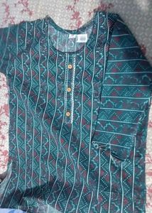 A Very Beautiful Cotton Short Kurti...